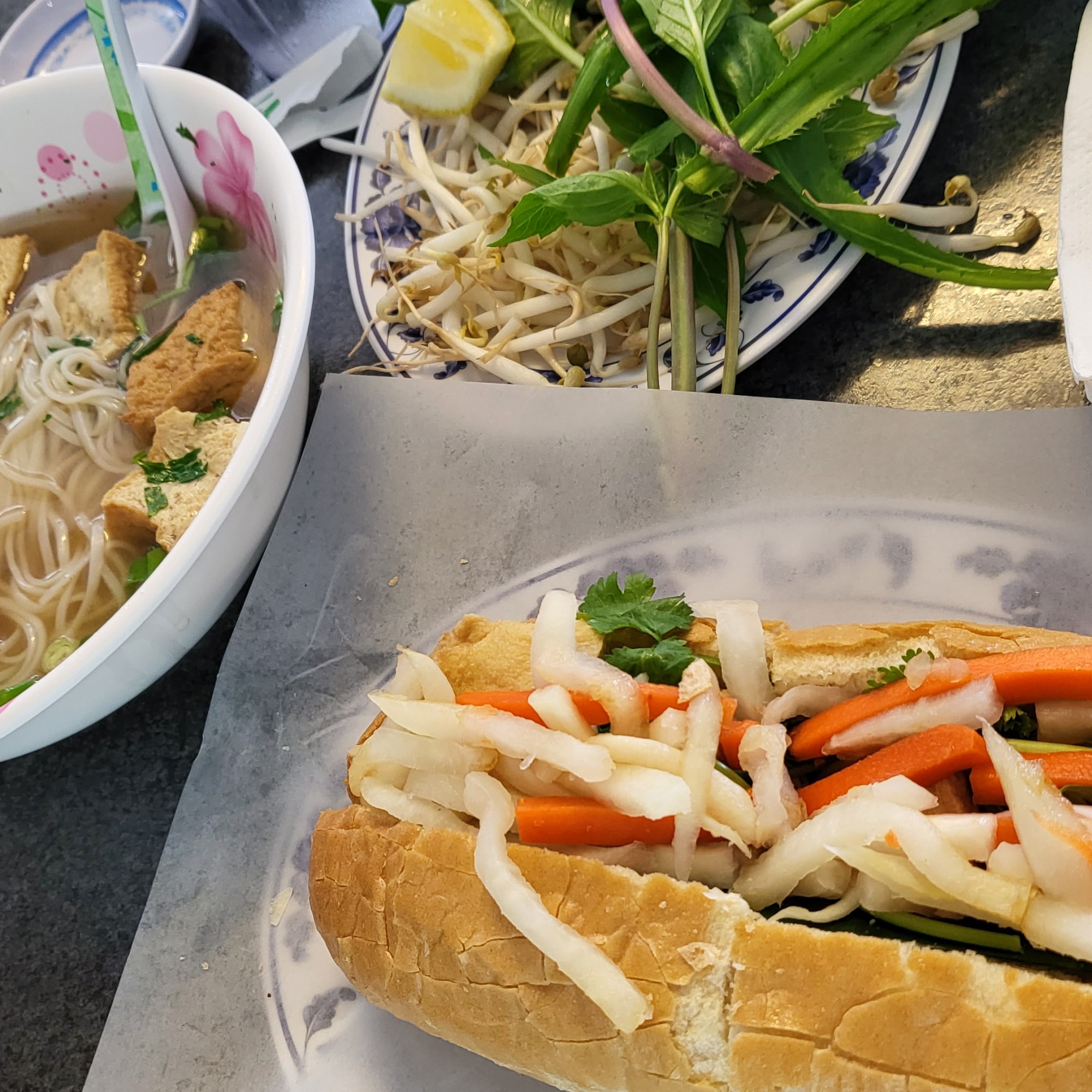 Food from Phở King Vietnamese Restaurant.